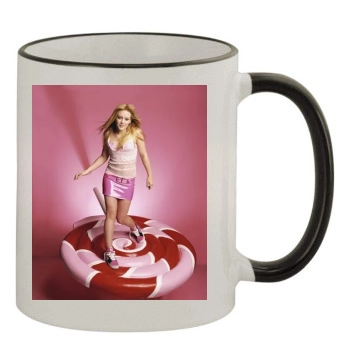 Hilary Duff 11oz Colored Rim & Handle Mug