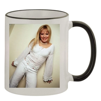 Hilary Duff 11oz Colored Rim & Handle Mug