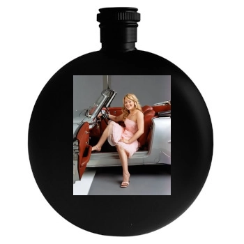 Hilary Duff Round Flask