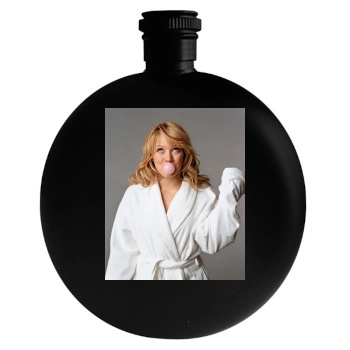 Hilary Duff Round Flask