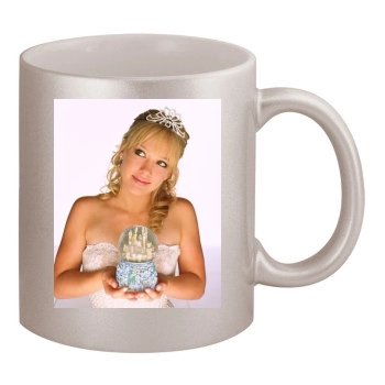 Hilary Duff 11oz Metallic Silver Mug