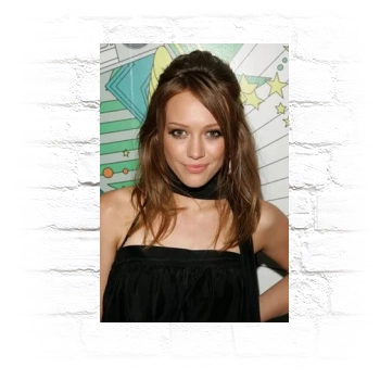 Hilary Duff Metal Wall Art