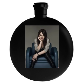 Hilary Duff Round Flask