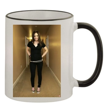 Hilary Duff 11oz Colored Rim & Handle Mug