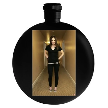 Hilary Duff Round Flask