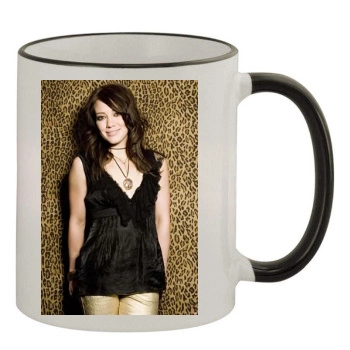 Hilary Duff 11oz Colored Rim & Handle Mug