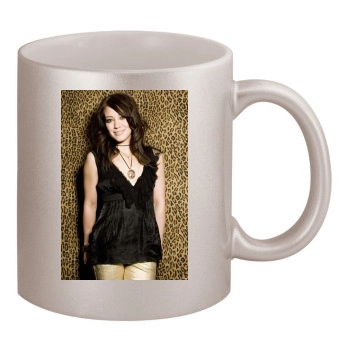 Hilary Duff 11oz Metallic Silver Mug