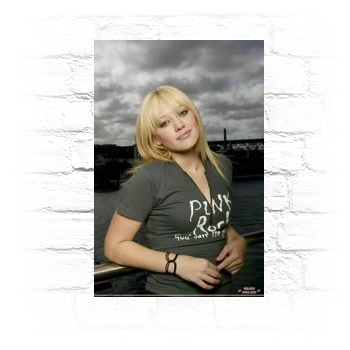 Hilary Duff Metal Wall Art