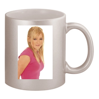 Hilary Duff 11oz Metallic Silver Mug