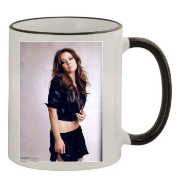 Hilary Duff 11oz Colored Rim & Handle Mug