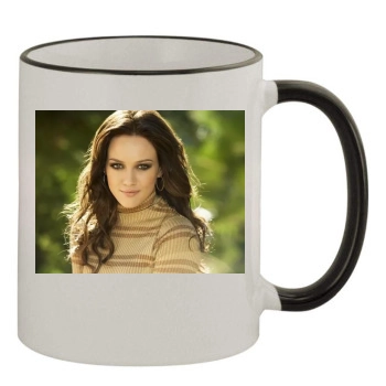 Hilary Duff 11oz Colored Rim & Handle Mug