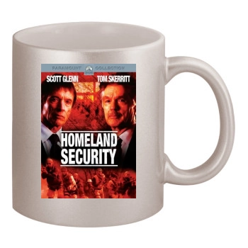 Homeland Security (2004) 11oz Metallic Silver Mug