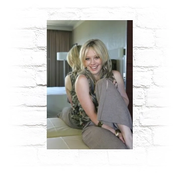 Hilary Duff Metal Wall Art