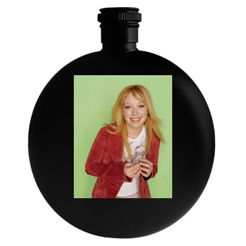 Hilary Duff Round Flask