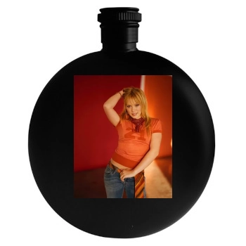 Hilary Duff Round Flask