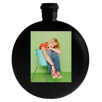 Hilary Duff Round Flask