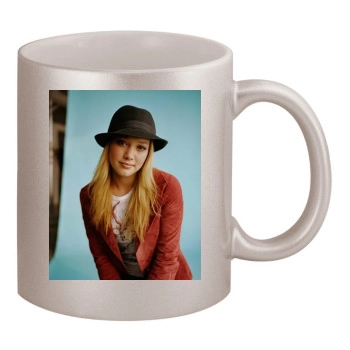 Hilary Duff 11oz Metallic Silver Mug