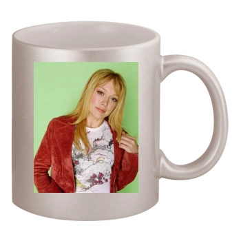 Hilary Duff 11oz Metallic Silver Mug