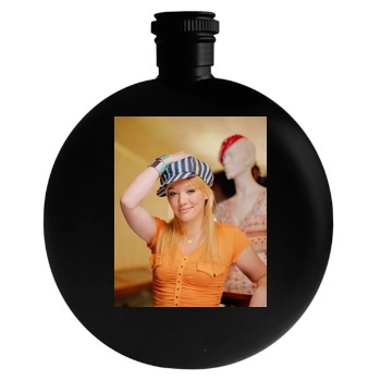 Hilary Duff Round Flask