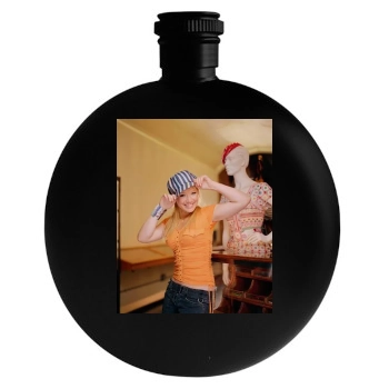 Hilary Duff Round Flask