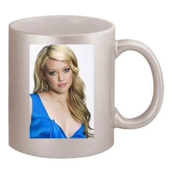 Hilary Duff 11oz Metallic Silver Mug