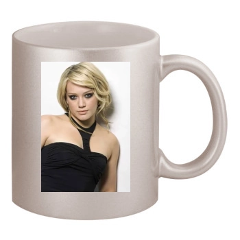 Hilary Duff 11oz Metallic Silver Mug