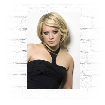 Hilary Duff Metal Wall Art