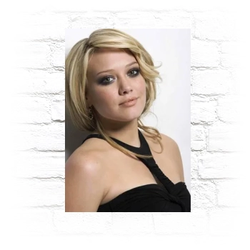 Hilary Duff Metal Wall Art