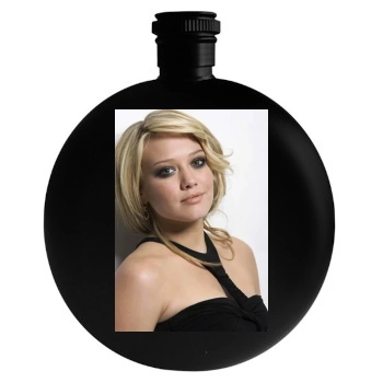 Hilary Duff Round Flask