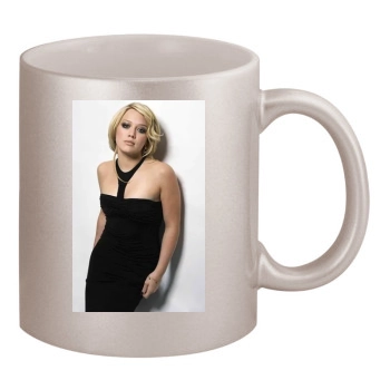 Hilary Duff 11oz Metallic Silver Mug