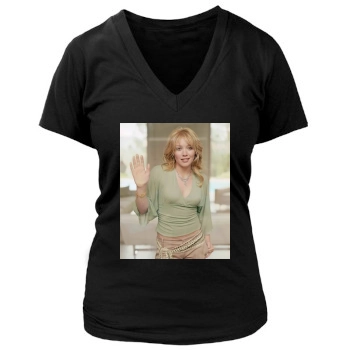 Hilary Duff Women's Deep V-Neck TShirt