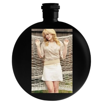 Hilary Duff Round Flask