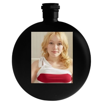 Hilary Duff Round Flask