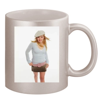 Hilary Duff 11oz Metallic Silver Mug