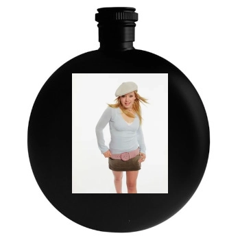 Hilary Duff Round Flask