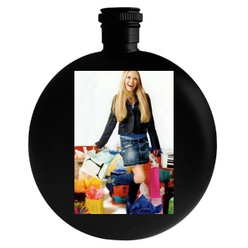 Hilary Duff Round Flask