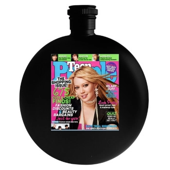 Hilary Duff Round Flask