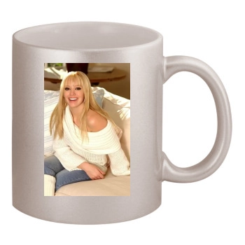 Hilary Duff 11oz Metallic Silver Mug