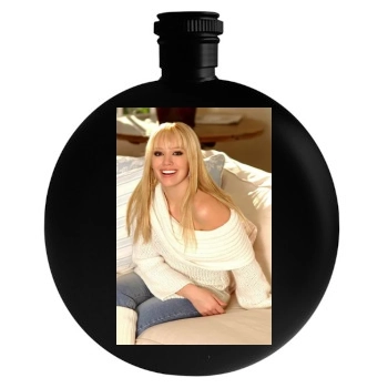 Hilary Duff Round Flask