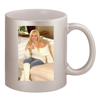 Hilary Duff 11oz Metallic Silver Mug