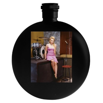 Hilary Duff Round Flask