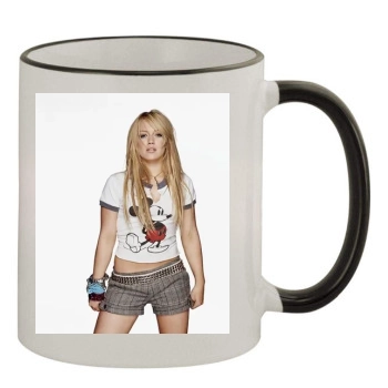 Hilary Duff 11oz Colored Rim & Handle Mug