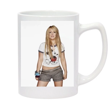 Hilary Duff 14oz White Statesman Mug