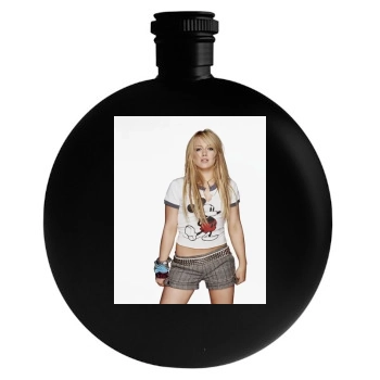 Hilary Duff Round Flask