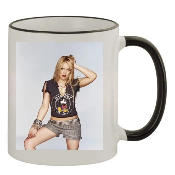 Hilary Duff 11oz Colored Rim & Handle Mug