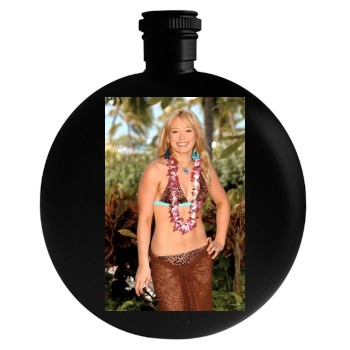 Hilary Duff Round Flask