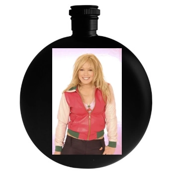 Hilary Duff Round Flask