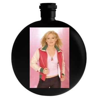 Hilary Duff Round Flask