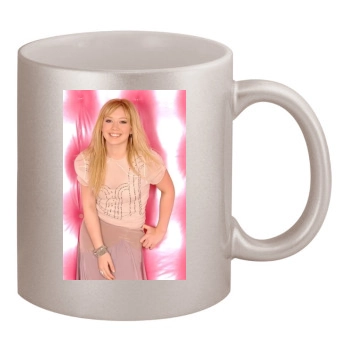 Hilary Duff 11oz Metallic Silver Mug