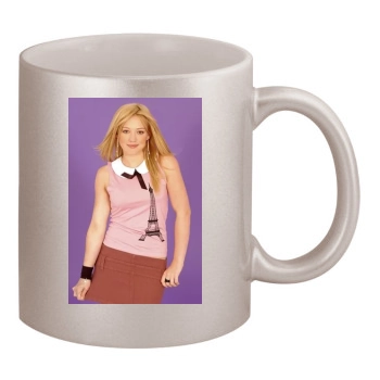 Hilary Duff 11oz Metallic Silver Mug